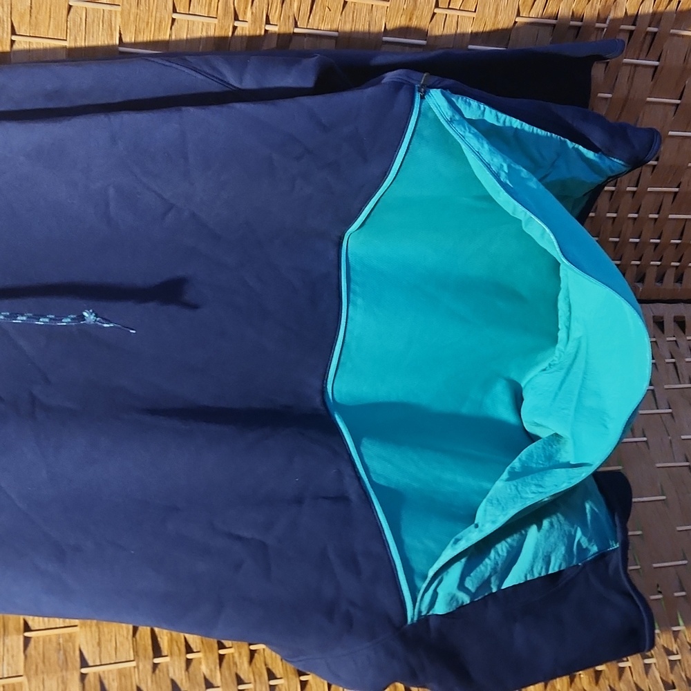 Levi's Men's Relax, 3x,Fleece Utility Navy Blue and Teal Spring, Fall, Hoodie - Picture 6 of 6